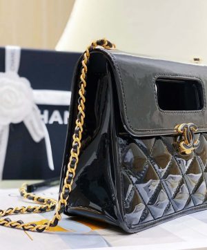 chanel as4025 mini flap bag with top handle patent calfskin gold tone metal 003 luxibags.ru .jpg