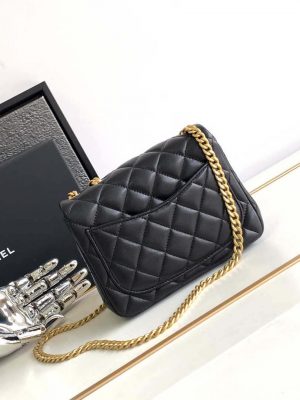 chanel as4040 mini flap classic bag 17 woc camellia lambskin black 003 luxibags.ru .jpg
