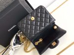 chanel as4040 mini flap classic bag 17 woc camellia lambskin black 007 luxibags.ru .jpg
