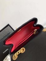 chanel as4040 mini flap classic bag 17 woc camellia lambskin black 008 luxibags.ru .jpg