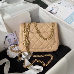 chanel as4040 mini flap classic bag 18 woc camellia lambskin apricot 002 luxibags.ru .jpg