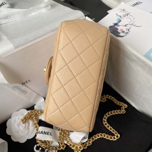 chanel as4040 mini flap classic bag 18 woc camellia lambskin apricot 005 luxibags.ru .jpg