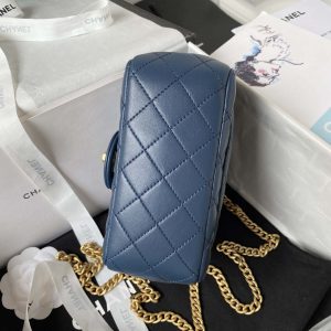 chanel as4040 mini flap classic bag 18 woc camellia lambskin dark blue 006 luxibags.ru .jpg
