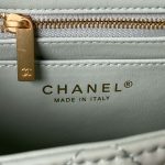 chanel as4040 mini flap classic bag 18 woc camellia lambskin green gray 008 luxibags.ru .jpg