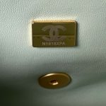 chanel as4040 mini flap classic bag 18 woc camellia lambskin green gray 009 luxibags.ru .jpg