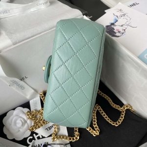chanel as4040 mini flap classic bag 18 woc camellia lambskin lake blue 005 luxibags.ru .jpg