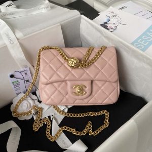 chanel as4040 mini flap classic bag 18 woc camellia lambskin pink 001 luxibags.ru .jpg