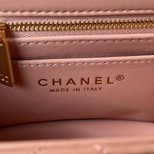 chanel as4040 mini flap classic bag 18 woc camellia lambskin pink 009 luxibags.ru .jpg