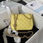 chanel as4040 mini flap classic bag 18 woc camellia lambskin yellow 002 luxibags.ru .jpg