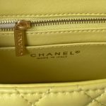 chanel as4040 mini flap classic bag 18 woc camellia lambskin yellow 006 luxibags.ru .jpg