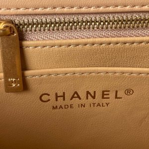 chanel as4041 flap classic bag cf camellia apricot lambskin gold 008 luxibags.ru .jpg