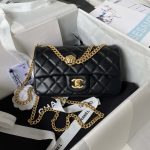 chanel as4041 flap classic bag cf camellia black lambskin gold 001 luxibags.ru .jpg