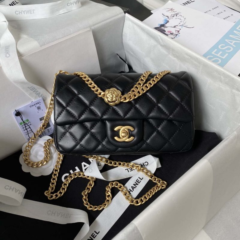 chanel as4041 flap classic bag cf camellia black lambskin gold 001 luxibags.ru .jpg