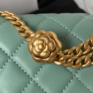 chanel as4041 flap classic bag cf camellia lake blue lambskin gold 003 luxibags.ru .jpg