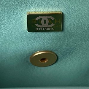 chanel as4041 flap classic bag cf camellia lake blue lambskin gold 007 luxibags.ru .jpg