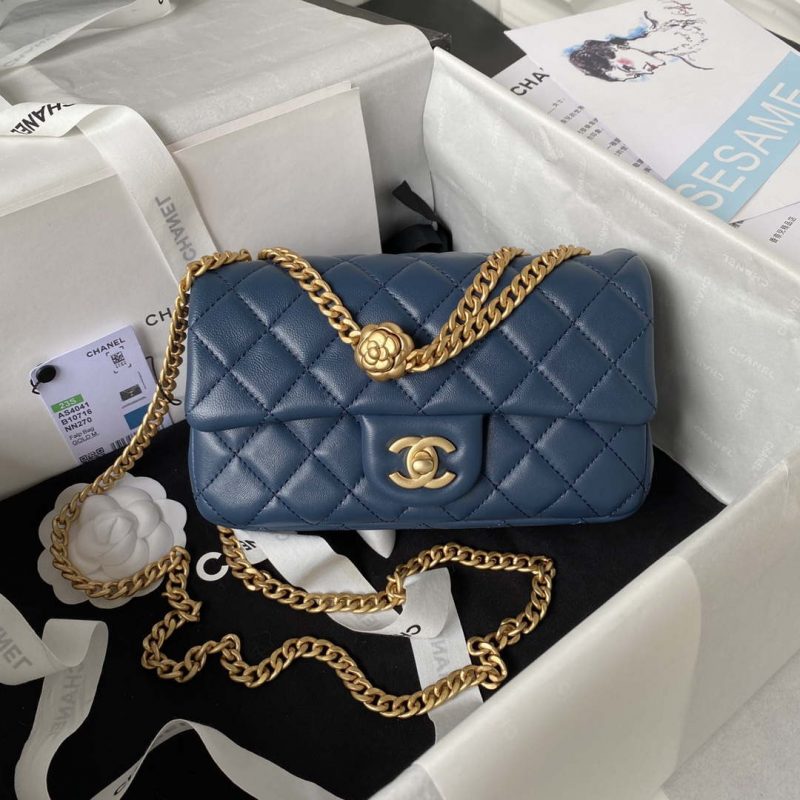 chanel as4041 flap classic bag cf camellia navy blue lambskin gold 001 luxibags.ru .jpg