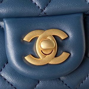 chanel as4041 flap classic bag cf camellia navy blue lambskin gold 003 luxibags.ru .jpg