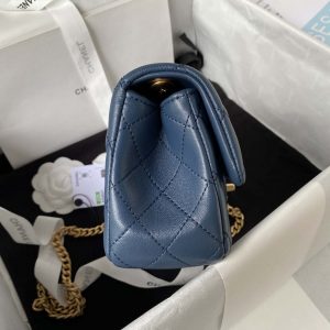 chanel as4041 flap classic bag cf camellia navy blue lambskin gold 005 luxibags.ru .jpg