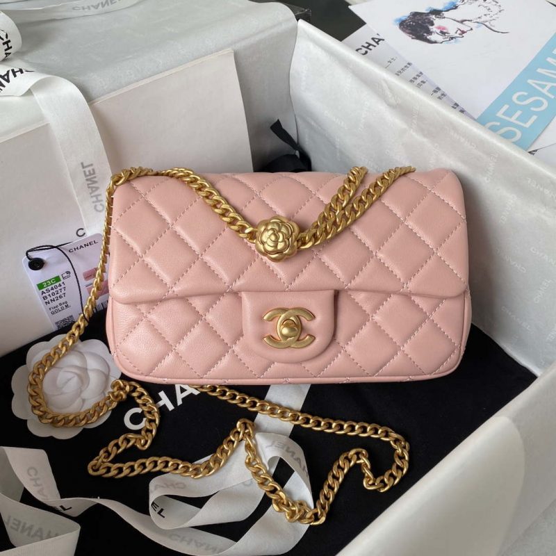 chanel as4041 flap classic bag cf camellia pink lambskin gold 001 luxibags.ru .jpg