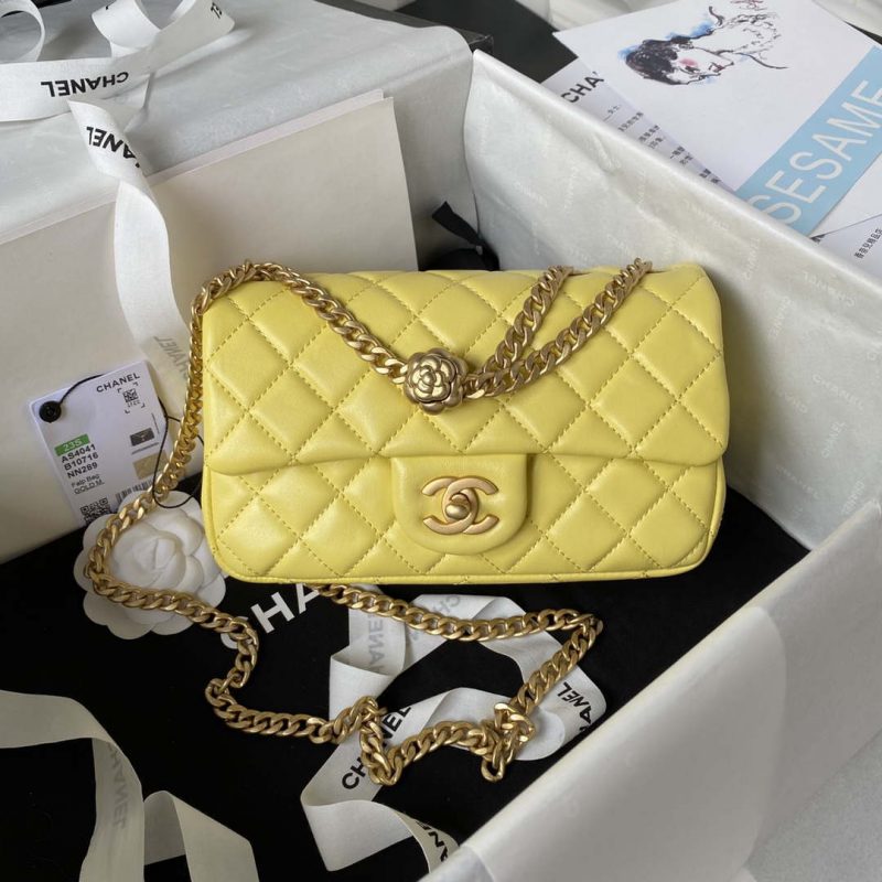 chanel as4041 flap classic bag cf camellia yellow lambskin gold 001 luxibags.ru .jpg