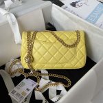 chanel as4041 flap classic bag cf camellia yellow lambskin gold 002 luxibags.ru .jpg