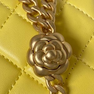 chanel as4041 flap classic bag cf camellia yellow lambskin gold 004 luxibags.ru .jpg