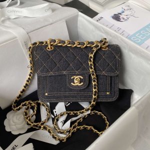 chanel as4051 flap bag denim gold metal black 001 luxibags.ru .jpg