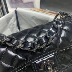 chanel as4051 flap bag lambskin gold metal black with black logo 003 luxibags.ru .jpg