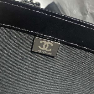 chanel as4051 flap bag lambskin gold metal black with black logo 009 luxibags.ru .jpg