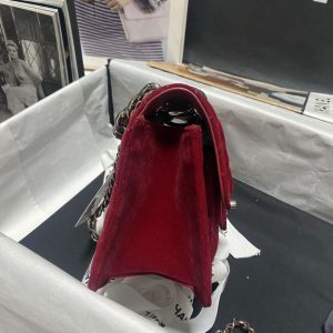 chanel as4051 flap bag velvet silver metal wine red 006 luxibags.ru .jpg