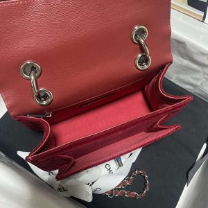 chanel as4051 flap bag velvet silver metal wine red 007 luxibags.ru .jpg