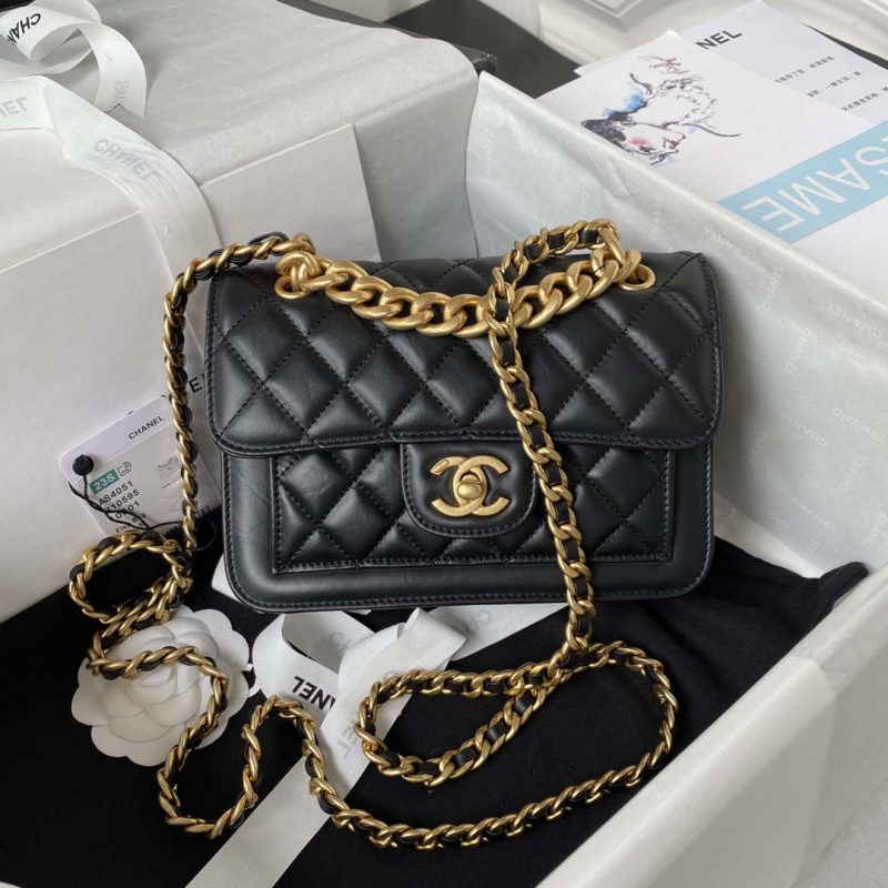 chanel as4051 small flap classic bag cf lambskin black gold 001 luxibags.ru .jpg