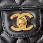 chanel as4051 small flap classic bag cf lambskin black gold 003 luxibags.ru .jpg