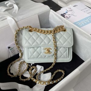 chanel as4051 small flap classic bag cf lambskin light blue gold 009 luxibags.ru .jpg