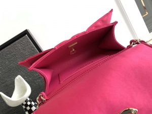 chanel as4098 23a clutch satin bow evening bag rose red 007 luxibags.ru .jpg