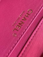 chanel as4098 23a clutch satin bow evening bag rose red 009 luxibags.ru .jpg