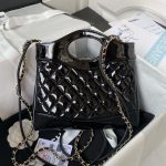 chanel as4133 mini bi color chain patent leather bag black 002 luxibags.ru .jpg