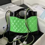 chanel as4133 mini bi color chain patent leather bag green 002 luxibags.ru .jpg