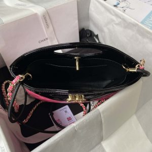 chanel as4133 mini bi color chain patent leather bag rose red 006 luxibags.ru .jpg