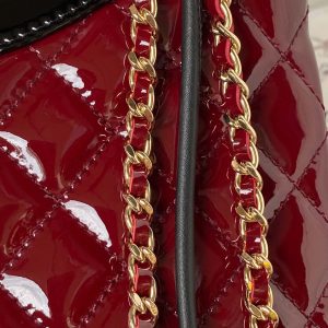 chanel as4133 mini bi color chain patent leather bag wine red 004 luxibags.ru .jpg