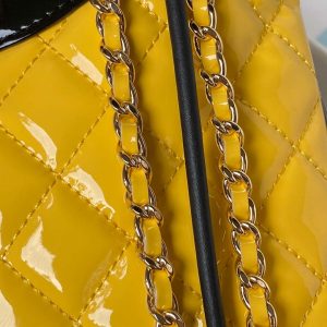 chanel as4133 mini bi color chain patent leather bag yellow 004 luxibags.ru .jpg