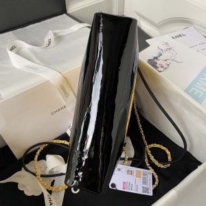 chanel as4133 mini bi color chain patent leather bag yellow 005 luxibags.ru .jpg