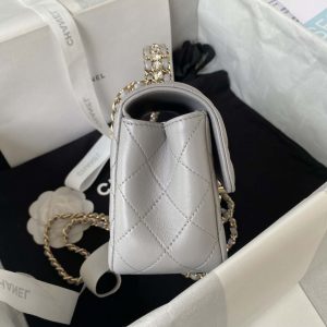 chanel as4140 camellia embossed with top handle bag gray 005 luxibags.ru .jpg