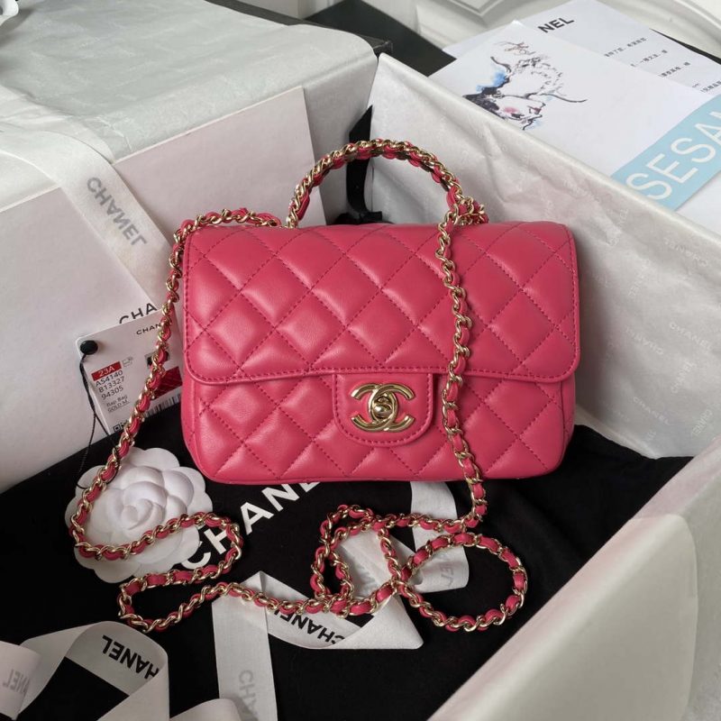 chanel as4140 camellia embossed with top handle bag rose red 001 luxibags.ru .jpg