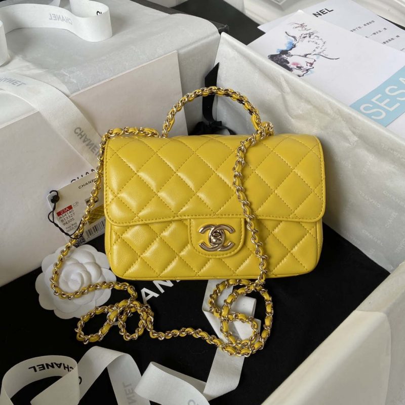 chanel as4140 camellia embossed with top handle bag yellow 001 luxibags.ru .jpg