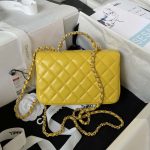 chanel as4140 camellia embossed with top handle bag yellow 002 luxibags.ru .jpg