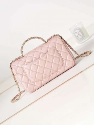 chanel as4141 camellia embossed with top handle bag pink 005 luxibags.ru .jpg