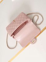 chanel as4141 camellia embossed with top handle bag pink 007 luxibags.ru .jpg