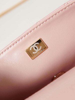 chanel as4141 camellia embossed with top handle bag pink 008 luxibags.ru .jpg