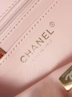 chanel as4141 camellia embossed with top handle bag pink 009 luxibags.ru .jpg